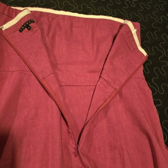 Theory Women's Straplessā Pink Dress with Pockets. Size 4 - Picture 9 of 10
